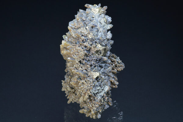 Quartz, Chalcopyrite, Rhodochrosite - floater