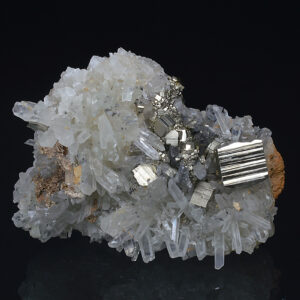 Pyrite on Quartz