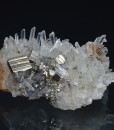 Pyrite on Quartz