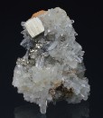 Pyrite on Quartz