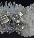 Pyrite on Quartz