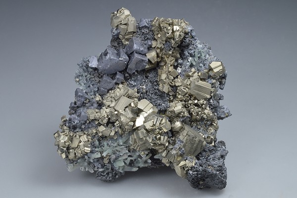 Pyrite, Galena, Sphalerite, Quartz