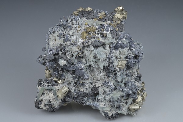 Pyrite, Galena, Sphalerite, Quartz
