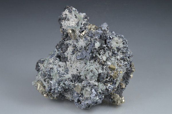 Pyrite, Galena, Sphalerite, Quartz