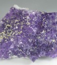 Quartz var.Amethyst, Pyrite