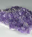 Quartz var.Amethyst, Pyrite