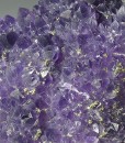 Quartz var.Amethyst, Pyrite