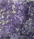 Quartz var.Amethyst, Pyrite