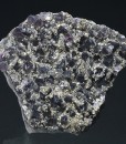 Quartz var.Amethyst, Pyrite