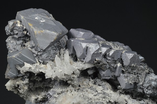 skeletal Galena, gem Sphalerite var.Cleiophane, Quartz, Chalcopyrite