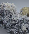 Chalcopyrite on Quartz, Sphalerite, Galena