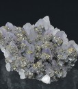 Quartz var.Amethyst, Chalcopyrite