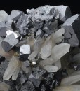 gem Sphalerite var.Cleiophane, Quartz, Chalcopyrite, Galena, Pyrite