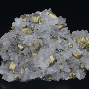 Chalcopyrite on Quartz - floater
