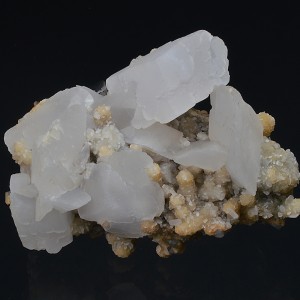 two generations Calcite on Quartz