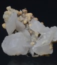 two generations Calcite on Quartz