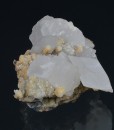 two generations Calcite on Quartz