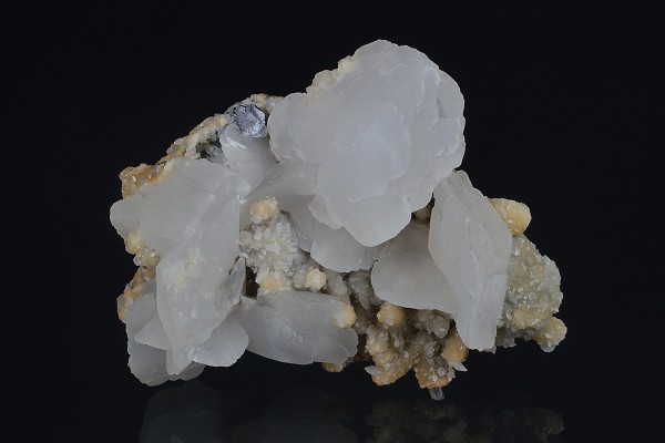 two generations Calcite on Quartz