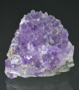 Quartz var.Amethyst, Pyrite
