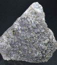 Quartz var.Amethyst, Chalcopyrite