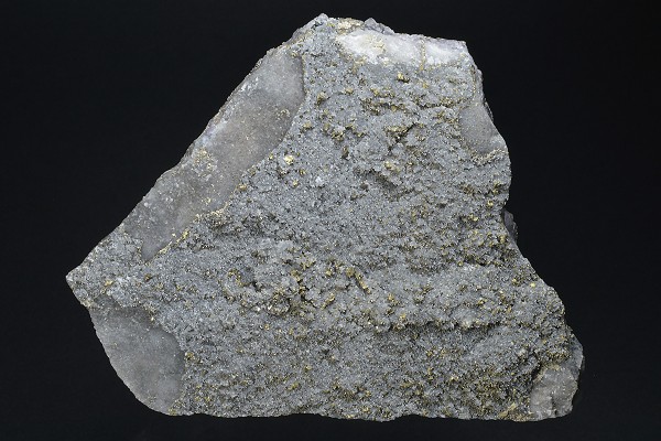 Quartz var.Amethyst, Chalcopyrite