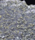 Quartz var.Amethyst, Chalcopyrite