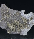 Quartz var.Amethyst, Pyrite, Calcite
