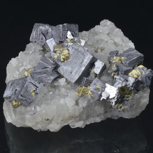 Galena, Quartz, Chalcopyrite