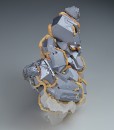 spinel law twin Galena, Calcite