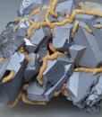 spinel law twin Galena, Calcite