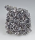 Quartz var.Amethyst, Chalcopyrite