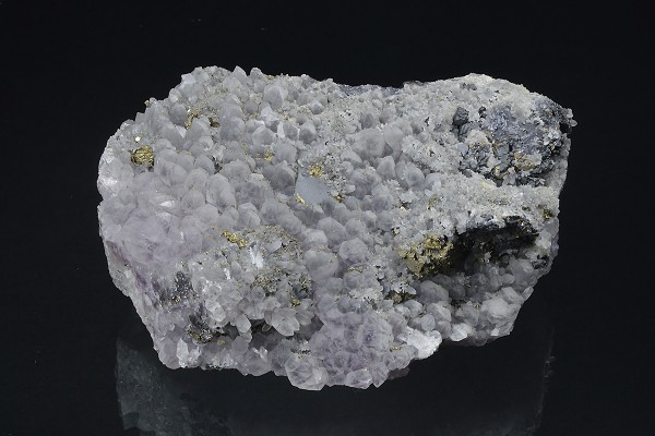 Quartz, Chalcopyrite, Galena, Sphalerite