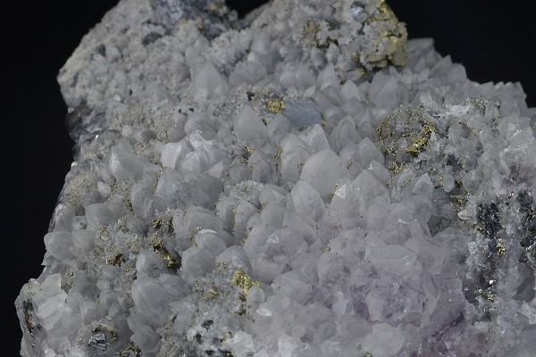 Quartz, Chalcopyrite, Galena, Sphalerite