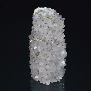 Quartz var.Amethyst, Chalcopyrite