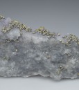 Quartz var.Amethyst, Chalcopyrite