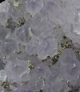 Quartz var.Amethyst, Pyrite