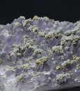 Quartz var.Amethyst, Chalcopyrite
