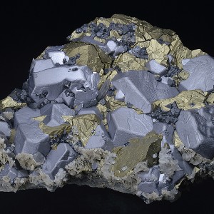 Chalcopyrite, Galena, Sphalerite, Calcite, Quartz