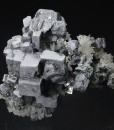 skeletal Galena, Quartz, Calcite