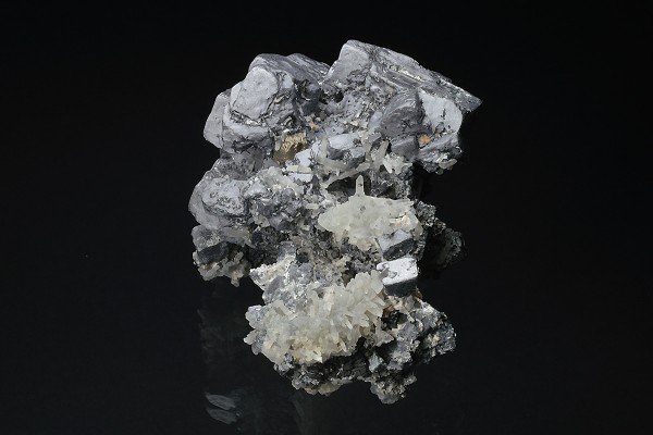 skeletal Galena, Quartz, Calcite