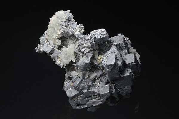 skeletal Galena, Quartz, Calcite