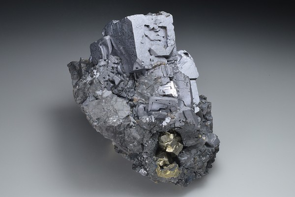 skeletal Galena, Sphalerite, Pyrite, Chalcopyrite