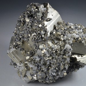 Pyrite, Calcite, Sphalerite