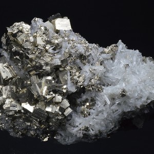 Pyrite, Quartz