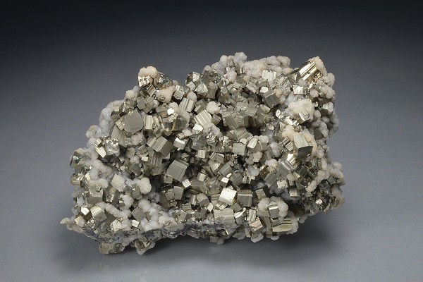 Pyrite, Calcite