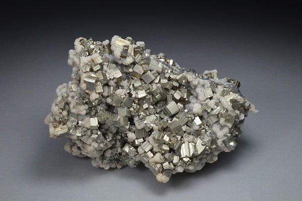 Pyrite, Calcite