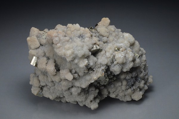 Pyrite, Calcite