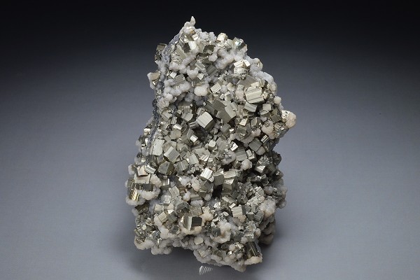 Pyrite, Calcite