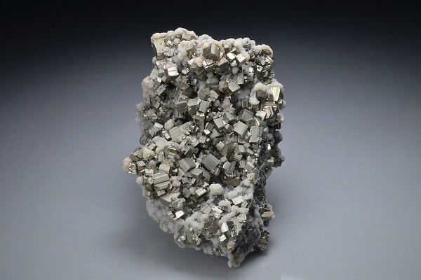 Pyrite, Calcite