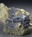gem Sphalerite var.Cleiophane on Chalcopyrite